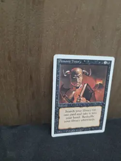 Magic the Gathering Revised Edition Demonic Tutor Sorcery MP 1 - Image 4