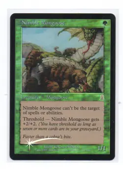 Nimble Mongoose MTG Odyssey Rare Foil - Image 1