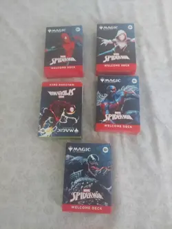 SDCC Comic-Con 2025 Magic The Gathering MTG x Spider-Man Welcome Deck Set - Image 1
