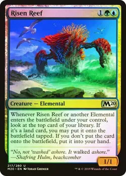 Core Set 2020 MTG Foil Risen Reef Magic - Image 1