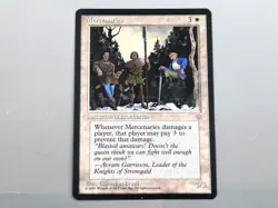 MTG - ICE AGE (BB/'95) - MERCENARIES - SOLDNER / RARE / NEVER PLAYED / NM - Image 1