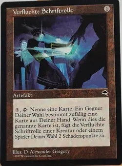 Verfluchte Schriftrolle / Cursed Scroll - TEMPEST - deutsch (nm -) **Rare** - Image 1