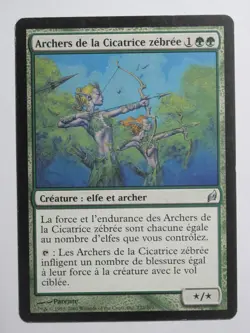 Archers de la Cicatrice zebree Jagged-Scar Archers MTG Magic VF EX - Image 1