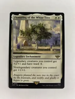 MTG Flowering of the White Tree The Lord of the Rings Rare NM - Image 1