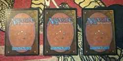 Mtg Magic 4th Edition Connector 3 Card Missing Ink Splotch Misprint Error Cards - Image 5