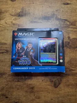 MTG Universes Beyond - Doctor Who Timey-Wimey - Commander Deck (New, Dented Box) - Image 1