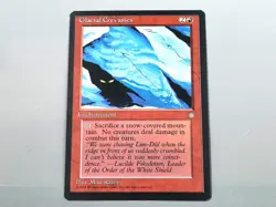 MTG - ICE AGE (BB/'95) - GLETSCHERHOHLEN - GLACIAL CREVASSES / RARE/NEVER PL./NM - Image 1