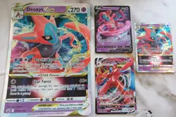 Pokemon Cards VSAR Jumbo Card VSTAR, VMAX, BASIC DEOXYS V Lot Black Star Promo - Image 1