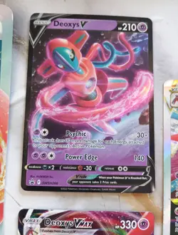 Pokemon Cards VSAR Jumbo Card VSTAR, VMAX, BASIC DEOXYS V Lot Black Star Promo - Image 4