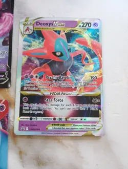 Pokemon Cards VSAR Jumbo Card VSTAR, VMAX, BASIC DEOXYS V Lot Black Star Promo - Image 5