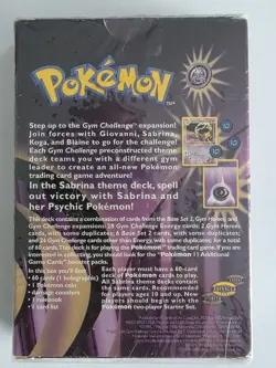 Pokemon SABRINA Theme Deck Gym Challenge New / FACTORY SEALED - Image 2