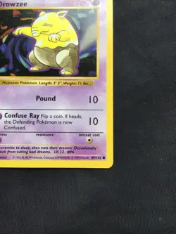 Pokemon Cards: Base Set 1st Edition Common: Drowzee 49/102 - Image 4