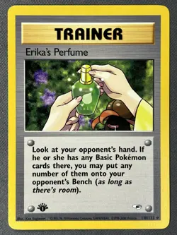 Erika's Perfume 110/132 Trainer 1st Edition Gym Heroes Uncommon 2000 Pokemon - Image 1