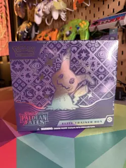 Pokemon TCG Scarlet & Violet Paldean Fates ETB Elite Trainer Box NEW Sealed - Image 1