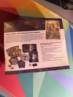 Pokemon TCG Scarlet & Violet Paldean Fates ETB Elite Trainer Box NEW Sealed - Image 3