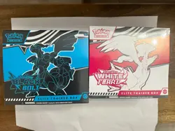 Pokemon TCG Black Bolt and White Flare ETB Sealed lot of 2 - 🔥NEW🔥 - Image 1