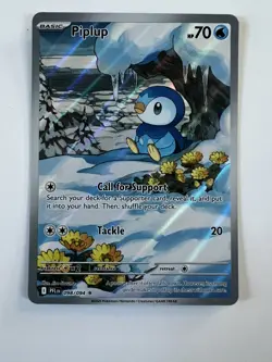 Pokemon TCG - Piplup Illustration Rare - Phantasmal Flames 98/94 NM - Image 1
