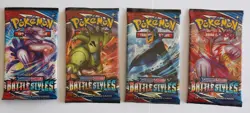 POKEMON BATTLE STYLES complete full art set sealed booster pack complete - Image 1