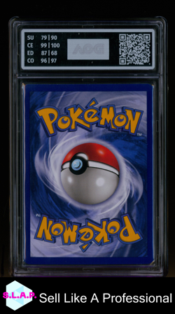 GLURAK POKEMON 1999 4/102 BASE SET 1ST EDITION GERMAN AOG 8.5 - Image 2