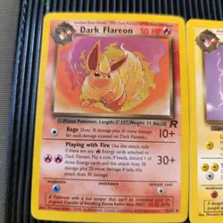 Pokemon TCG -DARK FLAREON-DARK JOLTEON-FLAREON-VAPOREON-JOLTEON - Image 2