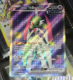 Iron Valiant ex 225/182 Paradox Rift Full Art Ultra Rare Pokemon TCG - Image 2
