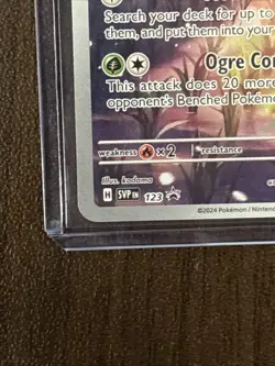 Pokemon TCG - Teal Mask Ogerpon 123 Black Star Promo - Twilight Masquerade - Image 5