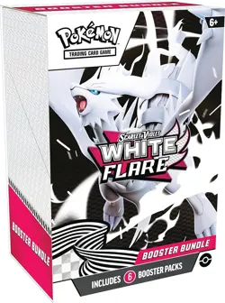 NEW Pokemon Scarlet & Violet White Flare Booster Bundle Lot of 12 SEALED - Image 1