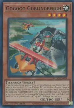 Near Mint, English Yu Gi Oh Gogogo Goblindbergh - DUAD-EN003 - Super Rare - 1st - Image 1