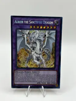Albion the Sanctifire Dragon CYAC-EN035 Cyberstorm Access 1st Edition - Image 1