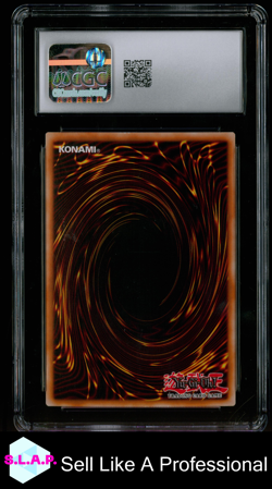 DARK MAGICIAN YUGIOH LOB-005 2017 LEGEND OF BLUE EYES REPRINT UR EN CGC 9 - Image 2