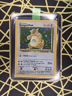 ?? Kangaskhan 5/64 ?? Original Holo Rare Jungle Set Pokemon Card WOTC TCG 1999 - Image 2