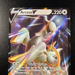 Arceus V 122/172 Swsh09: Brilliant Stars Holo Full Art Pokemon Card Near Mint NM - Image 2