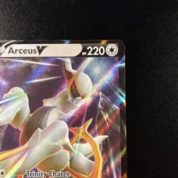 Arceus V 122/172 Swsh09: Brilliant Stars Holo Full Art Pokemon Card Near Mint NM - Image 4
