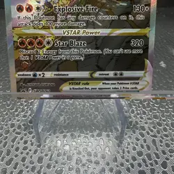 Pokemon TCG Charizard VSTAR SWSH262 Sword & Shield Promo Card Holo NM Condition - Image 4