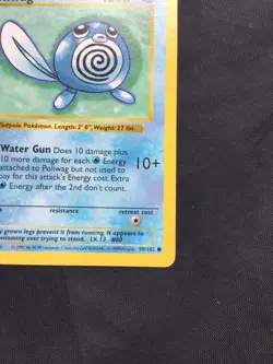 Pokemon Cards: Base Set 1st Edition Common: Poliwag 59/102 - Image 4