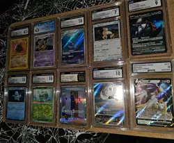 Pokemon TCG CGC Graded Card Lot , 10 Slabs Total - Image 2