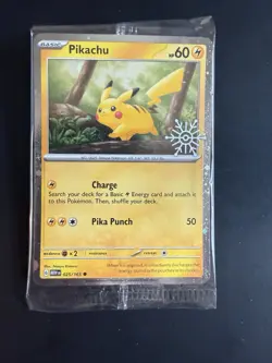 SEALED Pikachu 025/165 Holiday Calendar Promo Pokemon Cards 151 - Image 1
