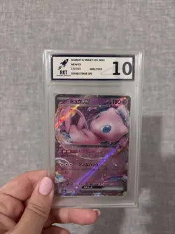Mew ex 151/165 Scarlet & Violet: Pokemon Card Holo (Japanese) RKT 10 Double Rare - Image 3