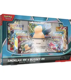 Pokemon Trading Card Game Snorlax EX and Blissey EX Special Collection Box - Image 1