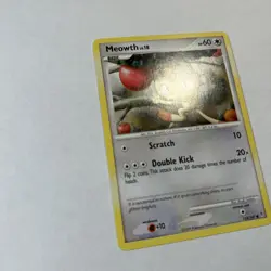 Pokemon TCG Card 2009 Supreme Victors - Meowth 114/147 NM - Image 2