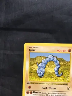 Pokemon Cards: Base Set 1st Edition Common: Onix 56/102 - Image 2