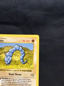Pokemon Cards: Base Set 1st Edition Common: Onix 56/102 - Image 3