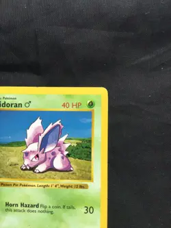 Pokemon Cards: Base Set 1st Edition Common: Nidoran M 55/102 - Image 3