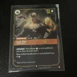 ~ Lee Sin Centered (Alternate Art) ~ Foil ~ Riftbound: Origins - Image 1