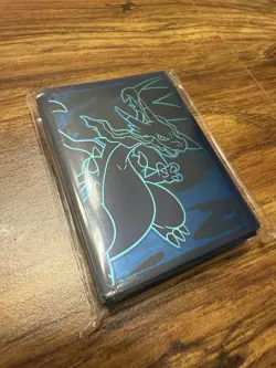 Charizard Card 65 Sleeves (New & Sealed) - Pokemon - Phantasmal Flames ETB - Image 1