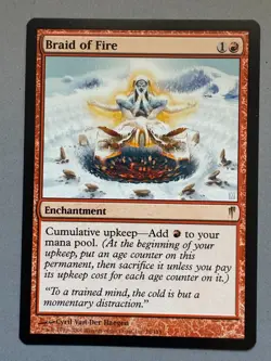 Braid of Fire, Coldsnap, LP, MTG, Magic the Gathering - Image 1