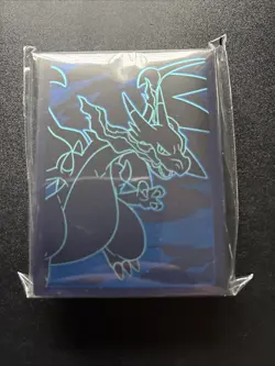 Charizard Card 65 Sleeves (New & Sealed) - Pokemon - Phantasmal Flames ETB - Image 1