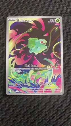 Bulbasaur 133/132 Mega Evolutions Illustration Rare Pokemon Card Mint - Image 2