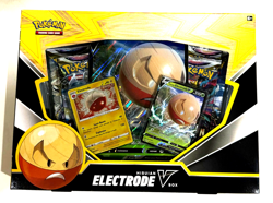 Pokemon TCG Hisuian Electrode V Card Box Sealed 820650851216 - Image 1