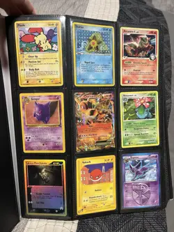 Vintage Pokemon TCG Binder 180 Cards E-Reader HGSS EX Lots Of Holos - Image 1